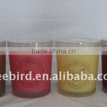 Scented soy candle