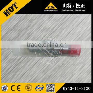 Excavator engine parts PC300-7 nozzle 6743-11-3120 diesel fuel injector nozzle