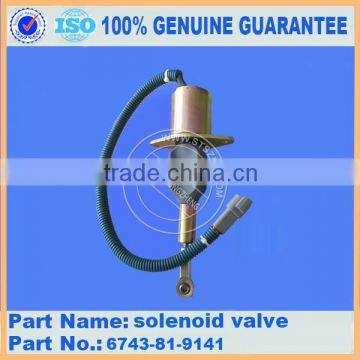 Low price solenoid valve for hydraulic excavator PC300-7 solenoid valve 6743-81-9141