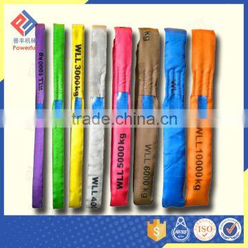 Polyester Round Soft Tubular Webbing Sling for lifting