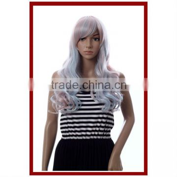 Amazing rainbow color women's wigs