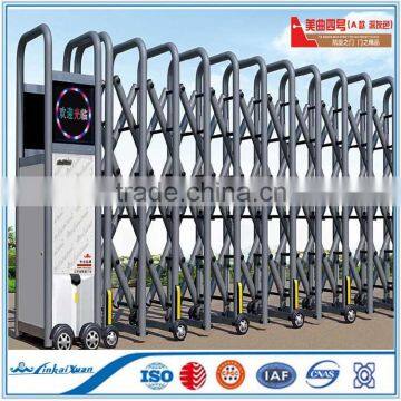 High quality Aluminum alloy folding gate/Retractable gate for the warehouse used