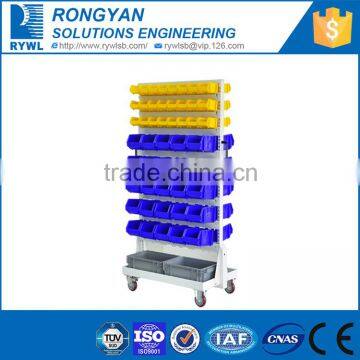 Double Side Bins Cart Trolley/small Parts Storage Racks photo-2