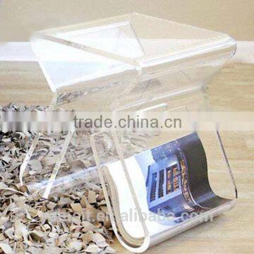 Wholesale high quality acrylic home decoration PMMA display for books