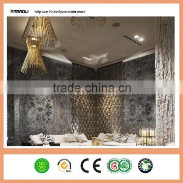 Cheap Exterior facade tiles Flexible Stone Wall Tile made in China, textrior wall decorative stone