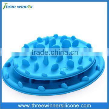 2015 new products portable silicone pet water bowl