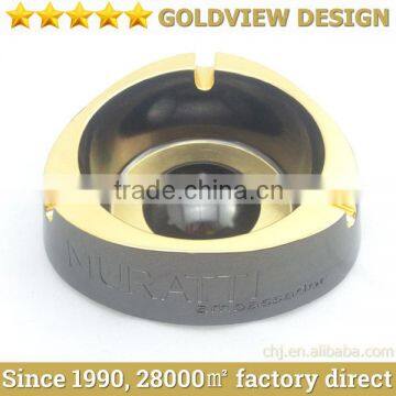 copper nickel zinc alloy portable ashtray,antique metal ashtray /outdoor ashtray/copper iridium metal
