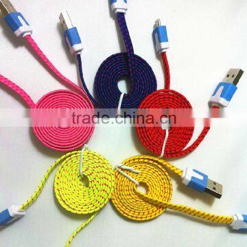 1M 3FT Fabric Nylon Data Cord for Samsung Galaxy S4 S3 Note2