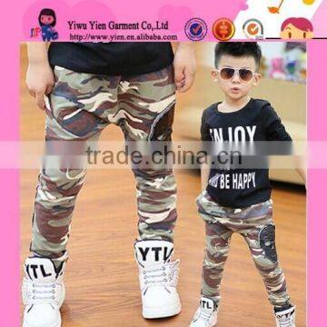 Fashion Camo Pants Wholesale High Quality Army Print Pants For Children Of 2-6 Years