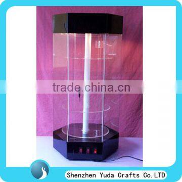 LED Acrylic Show Display Plexiglass Cigarette Display Case Lockable Display Rack