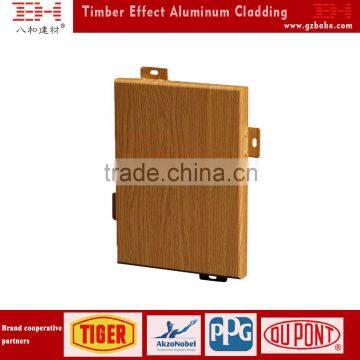 Wholesale price wood grain aluminum exterior wall cladding material