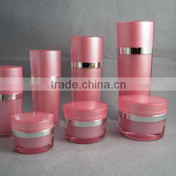 skin cream cosmetic cream jar and lotion bottles