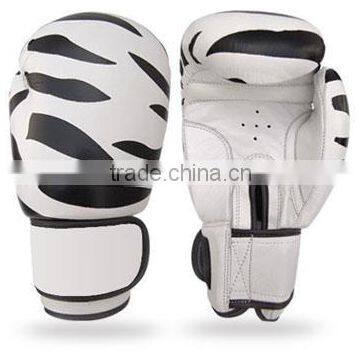 Zebra Print Boxing Gloves