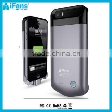 Thin MFI 2200mAh For iPhone 5 Extended Battery Case Original 8 Pin