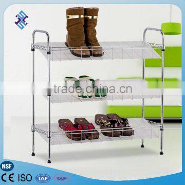 MZG Hot sale Portable Metal corner shoe rack organizer