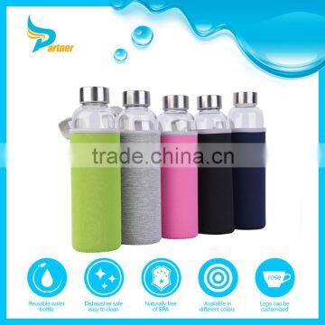 Borosilicate Glass Portable Sports Water Bottle Joyshaker Model