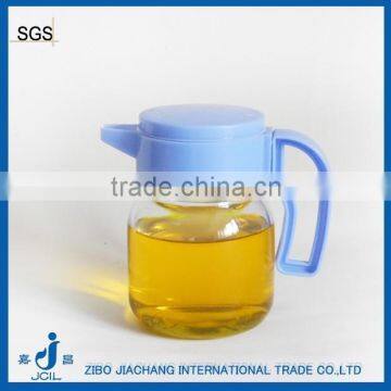 900ml Glass drinking jug bottle with plastic dispenser