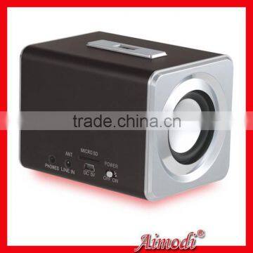 exclusive design remote control portable digital speaker with FM radio