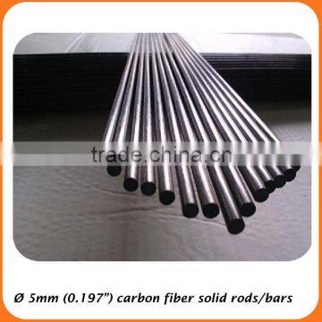 China supplier high quality pultruded round solid micro very small carbon fiber rod for sale