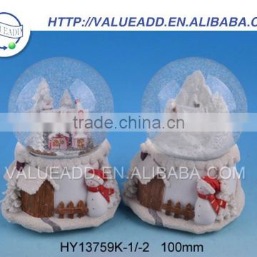 wholesale santa claus resin bear snow globe manufacturers in china