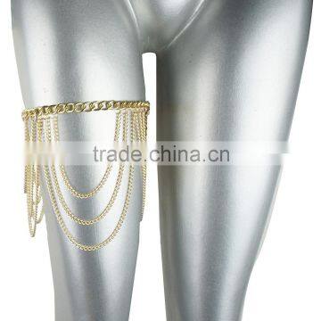 Sexy tassels three layers leg chain