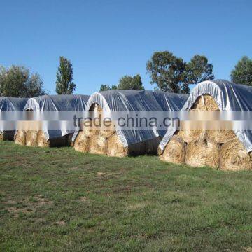 15' x 54' Dry Top Super Heavy Duty Silver/Black 12-mil Hay Tarp,15' x 54' Hay Tarp - Silver Black Poly photo-6