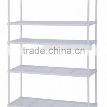 5 tier Chrome Mesh Shelf Unit Metal storage shelving