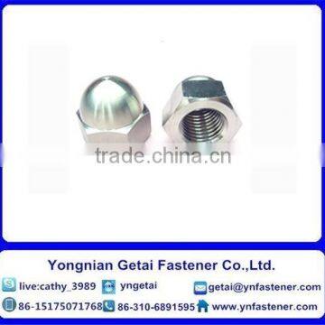 Stainless Steel 201/202/304/316 Hexagon Cap Nuts/Acorn Nuts DIN1587