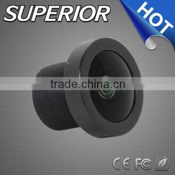 cctv camera wide angle lens m12 mount ir filter glass 1.38mm metal body 3megapixel cctv camera fisheye lens for projector