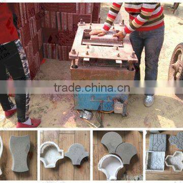 remove concrete paver mould machine