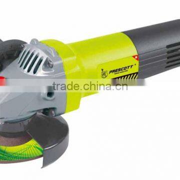 China prescott handle electric 750w 100mm angle grinder