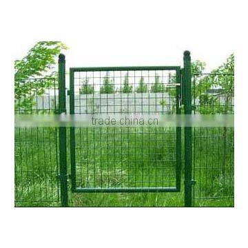 Folded wire mesh gate/Metal wire mesh fence gate/ powder coated fence gate