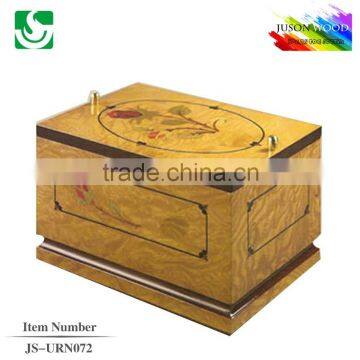 JS-URN072 wholesale cremation wooden urn