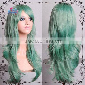 Fuuko Midorikawa Long Wavy Green Anime Wig