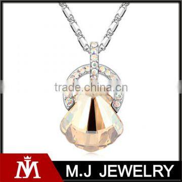 wholesale Austrian crystal Heart of Eternity customized necklace