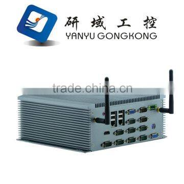 Pfsense supported 6*USB RS232/422/485 Intel 1037U 1.8GHz dual-core CPU Embeded min pc fanless embedded pc