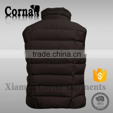 2015 New Arrival Custom Color Sleevelss Windproof 100% Polyester Warm Keeping Waist Coat for Men photo-2