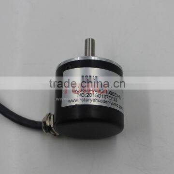 YUMO ISC3806 100PPR 5VDC CNC System Solid Shaft Encoder Optical Price Incremental Rotary Encoder photo-3
