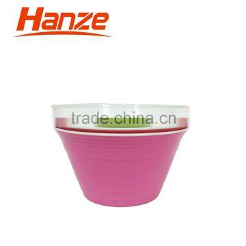 Manufacture Extra Large Double Wall Plastic Mixing Bowl