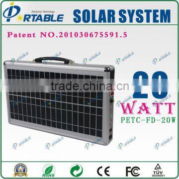 China 20W Portable Solar Power System Solar Batteries photo-4