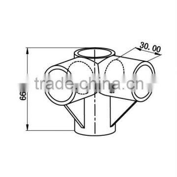 JY-A005|Plastic Connectors for Flexible Pipe|Durable Plastic Joint for Storage|Industrial Plastic Connector