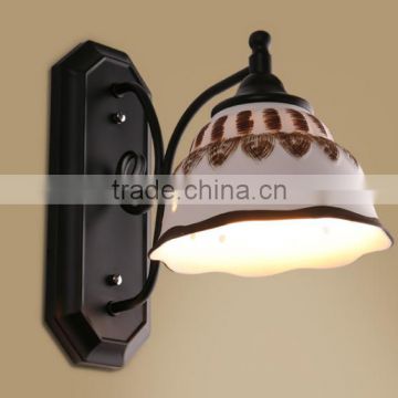 European Style Metal Interior Decoration Glass Wall Lamp