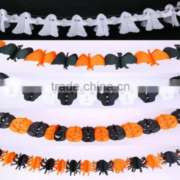 New Halloween decoration garland ghost zombies vampire pumpkin garland paper garland