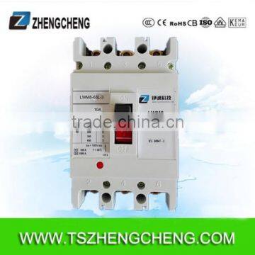 3p 10A MCCB moulded case circuit breaker LWM8-63L