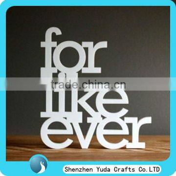 Laser Cut Shapes Acrylic Letters For Wedding