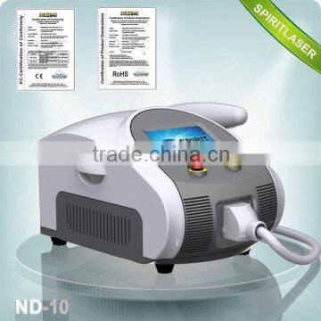 Best China hot sale!! Super Fast Color Touch Screen professional q switched nd yag laser 10HZ