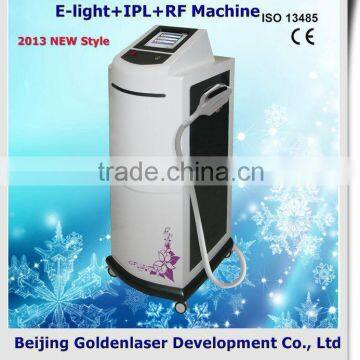 2013 New style E-light+IPL+RF machine www.golden-laser.org/ hair removal thread