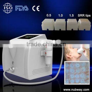 2014 latest bottom price fractional rf microneedle face treatment fractional rf machine