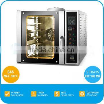 2017 Industrial Oven Price for Hot Air Oven- Gas, 5 Trays, All S/S, TT-GO228A