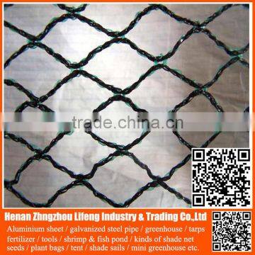 high quality pe anti uv greenhouse anti bird net , nylon agricultural bird netting , plastic green bird control screen mesh net